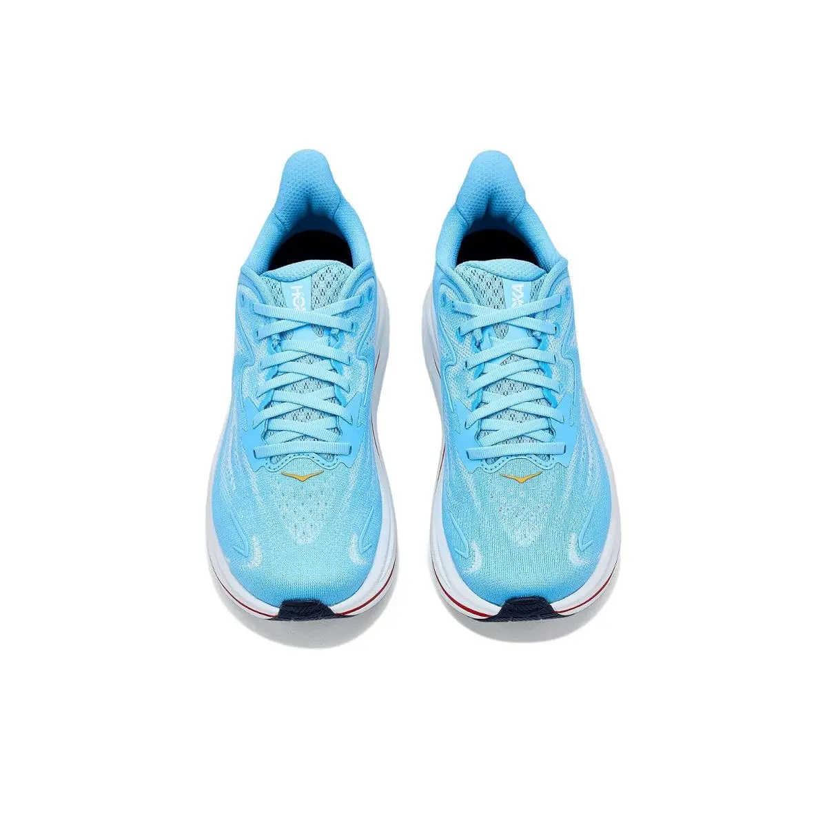 Hoka shoes - Sea Glass/Neon Flame 12