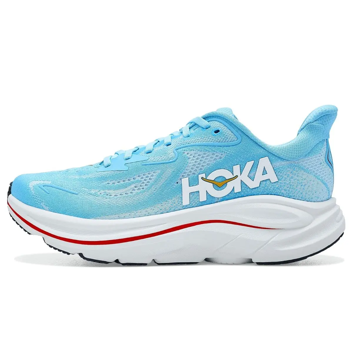 Hoka shoes - Sea Glass/Neon Flame 14