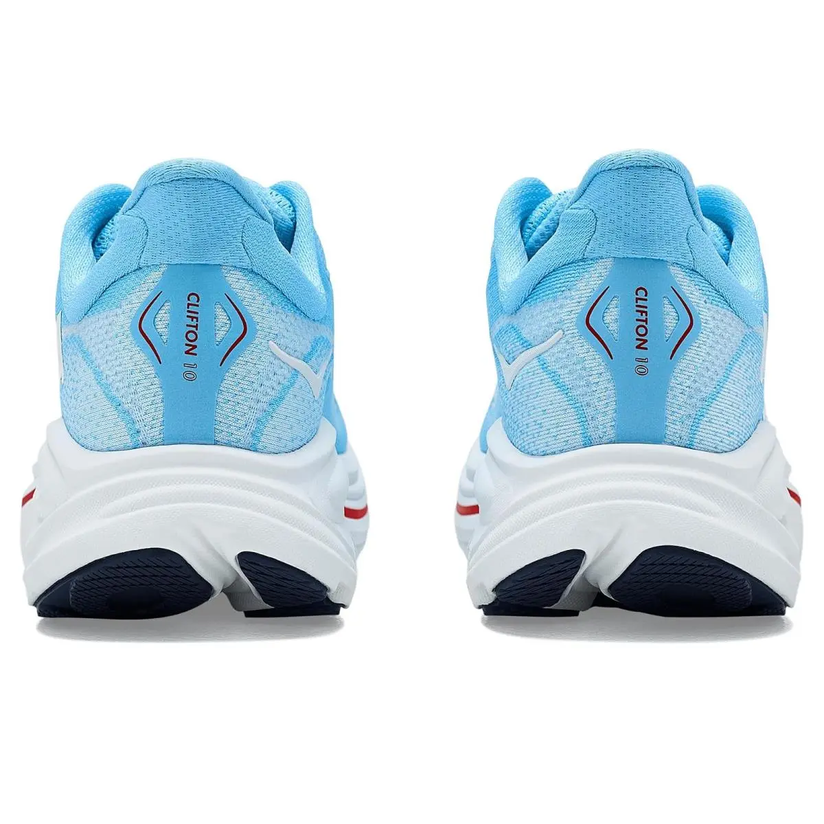 Hoka shoes - Sea Glass/Neon Flame 17