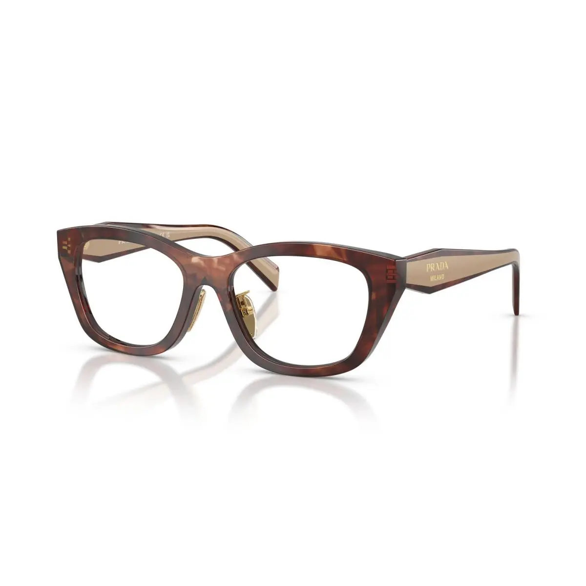 Prada D11VD Eyeglasses 00K1O1 Brown