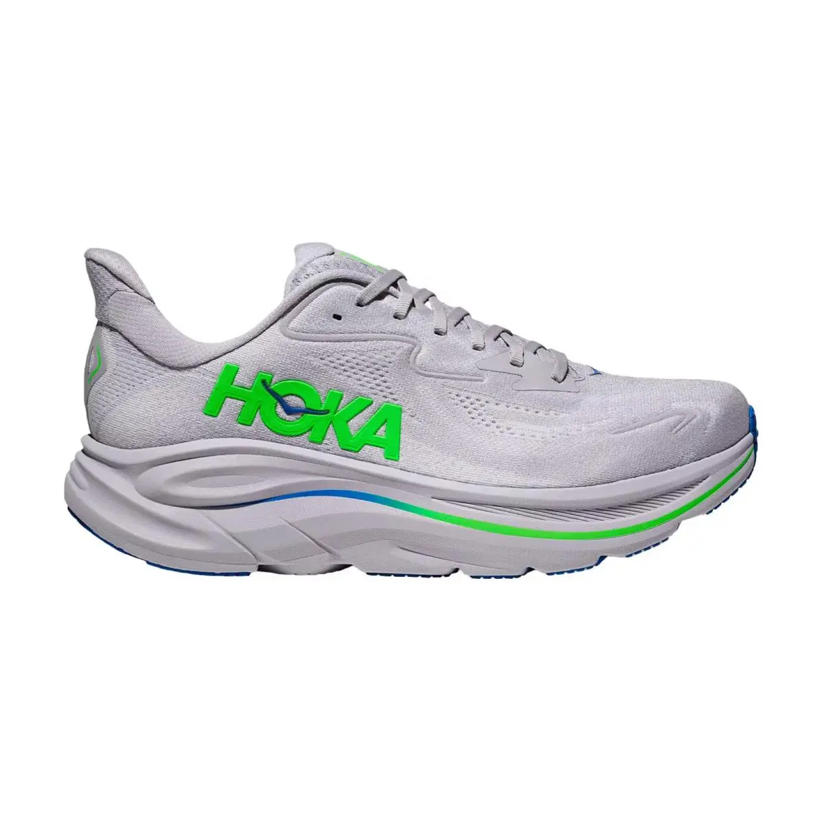 Hoka Clifton 10 Ash Grey / Neon Green 1162030-AYNN Men`s