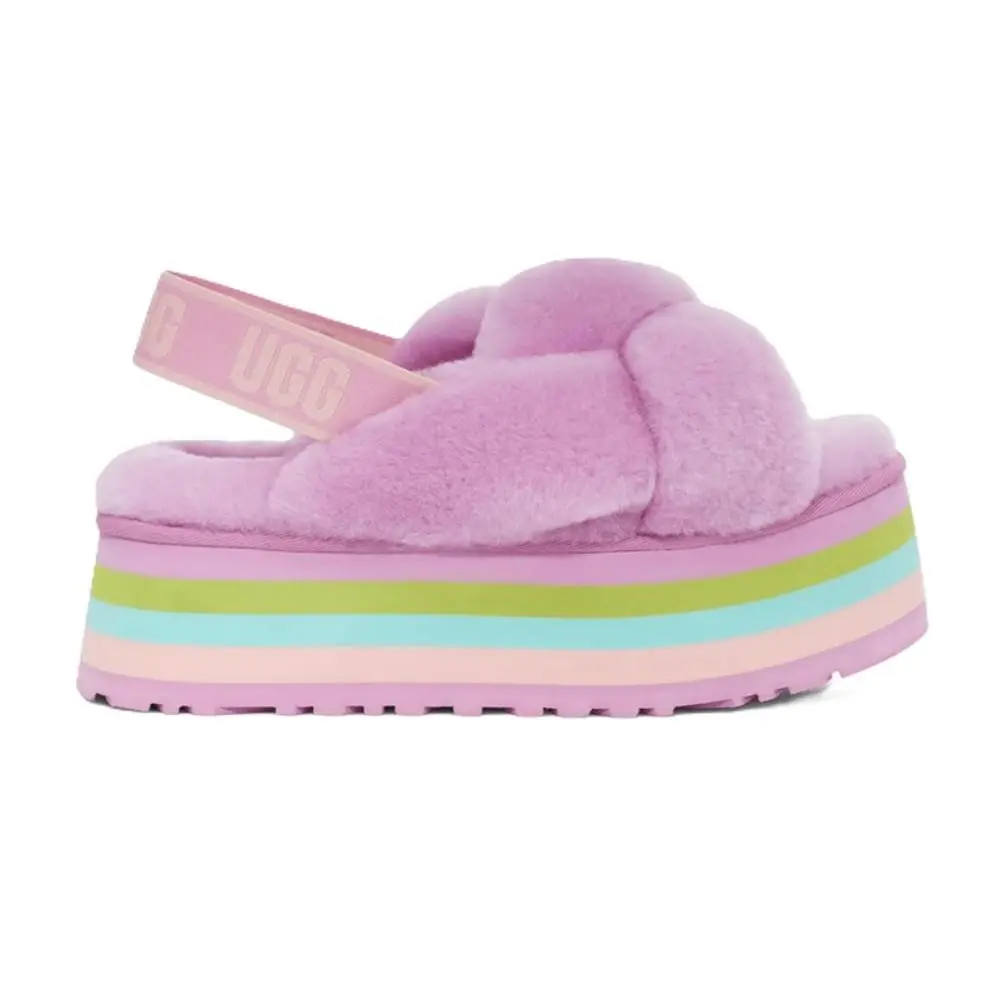 Women`s Ugg Disco Knot Slide Pink Lavender 1126383-WDF