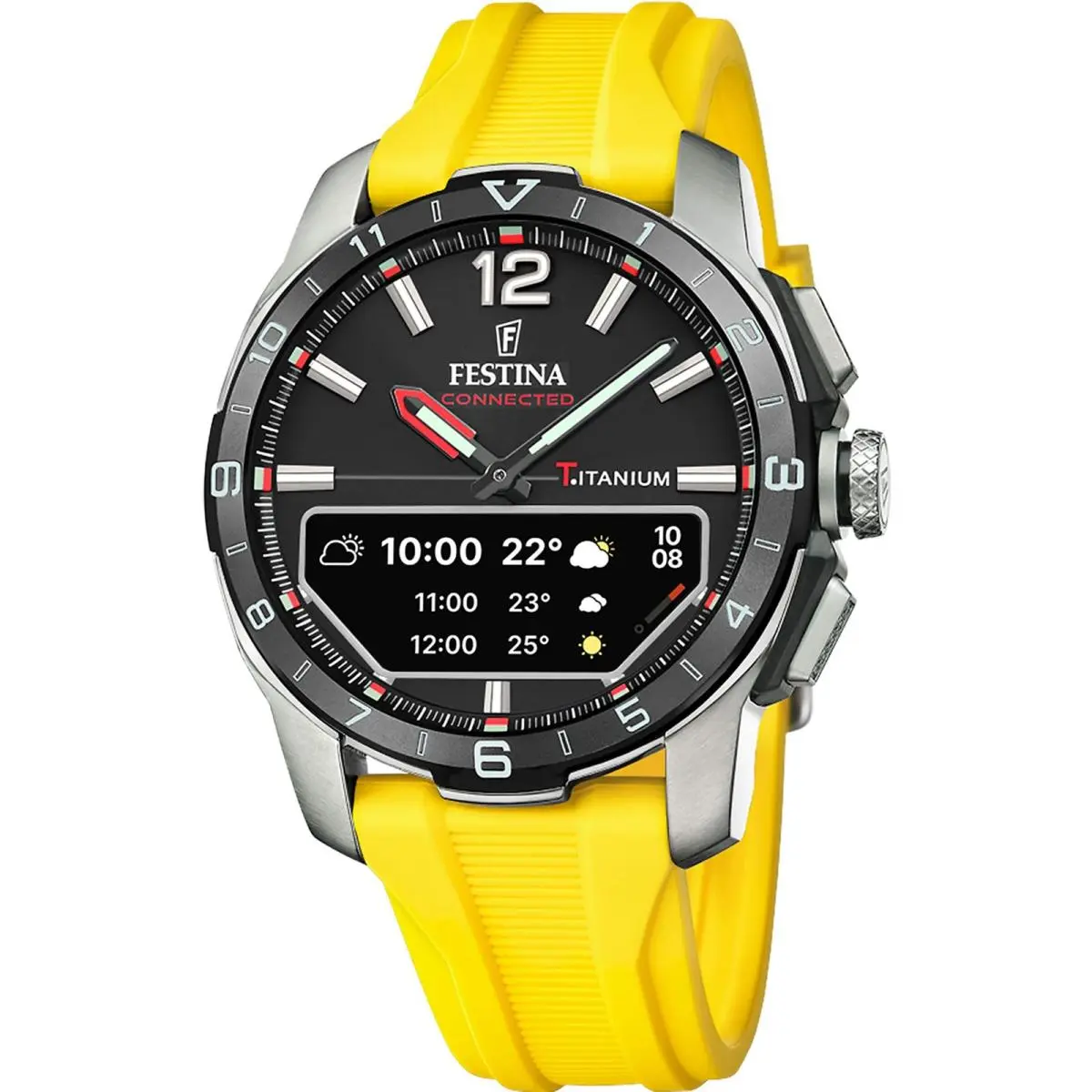 Connected Black / Plastic Black Dial Wristwatch F23000-A by Festina