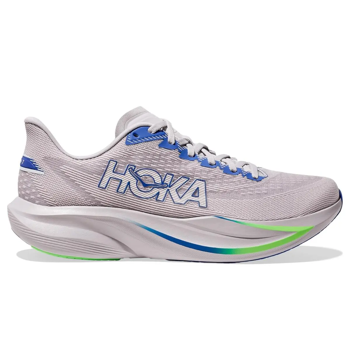 Hoka shoes - Ash Grey/Cobalt Blue 9