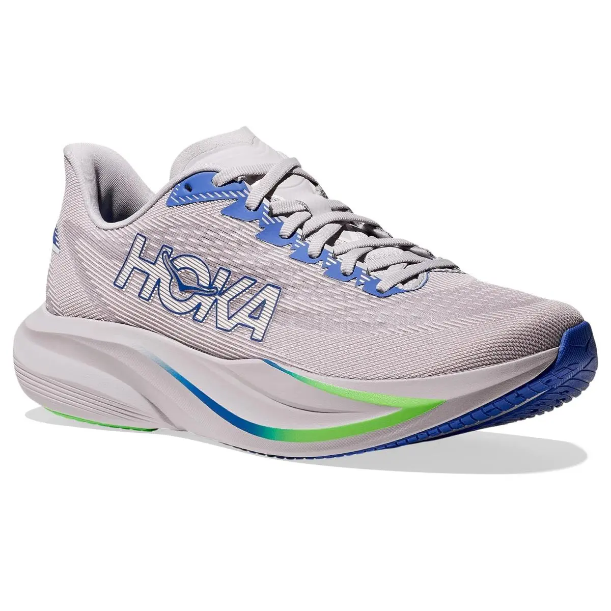 Hoka shoes - Ash Grey/Cobalt Blue 6