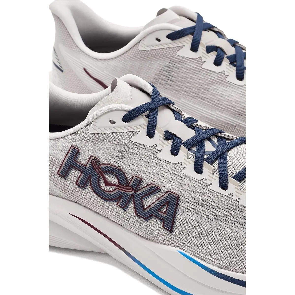Hoka shoes - Ash Grey/Cobalt Blue 56