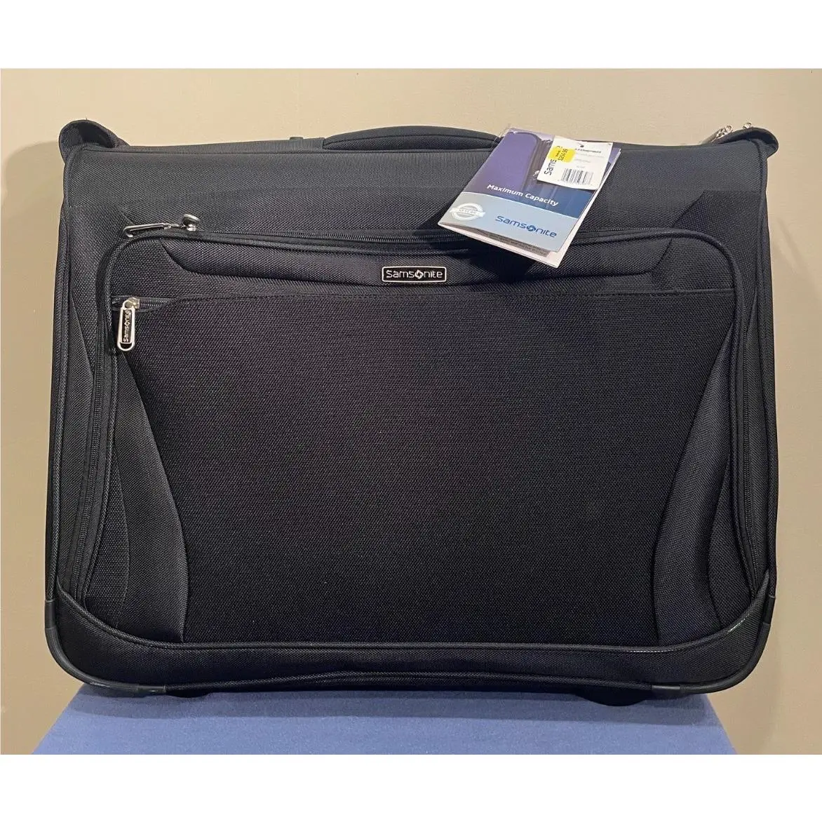 Samsonite Wheeled Garment Bag Black Aspire GR8 Luggage