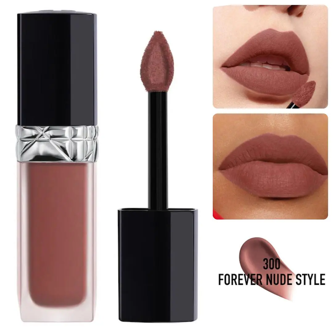 Rouge Forever Liquid Transfer-proof Matte Lipstick .2oz/6ml 300 FOREVER NUDE STYLE by Dior