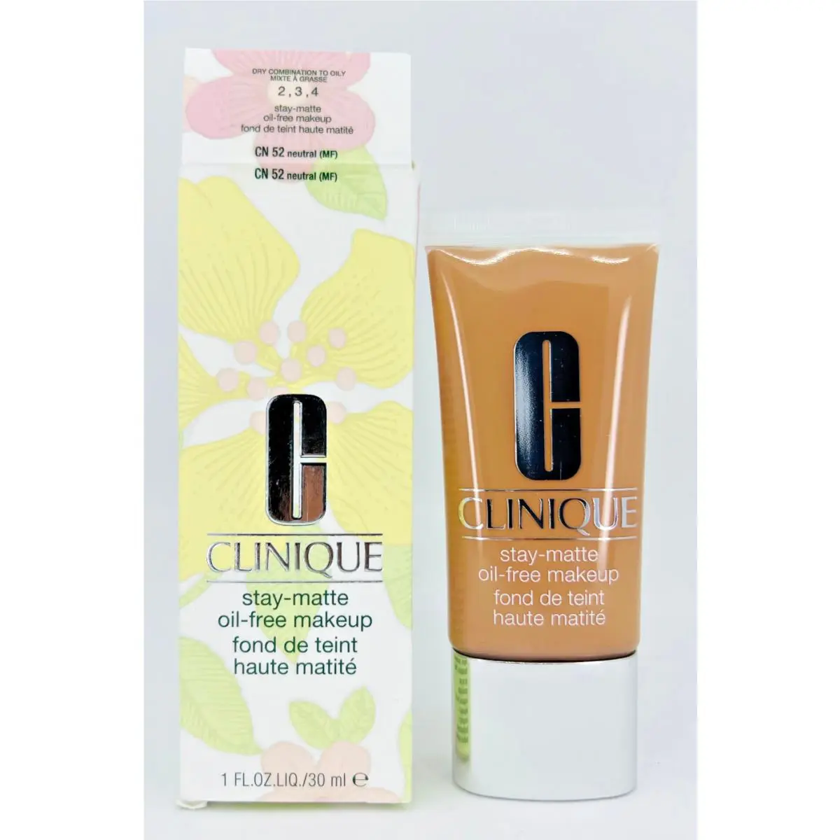 Stay-matte Oil-free Makeup - Choose Shade - 1fl.oz.liq/30mL CN 52 NEUTRAL (MF) by Clinique