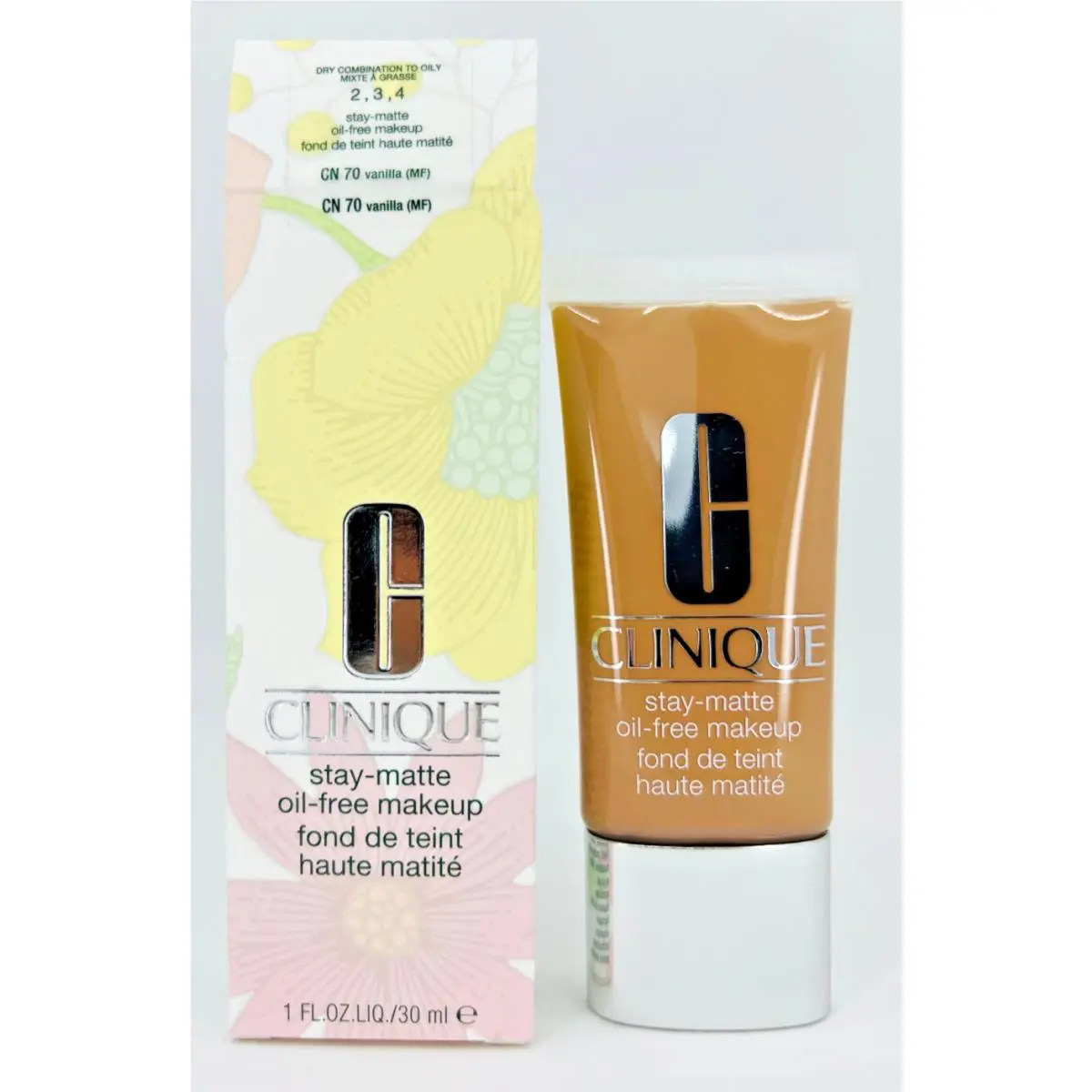 Stay-matte Oil-free Makeup - Choose Shade - 1fl.oz.liq/30mL CN 70 VANILLA (MF) by Clinique