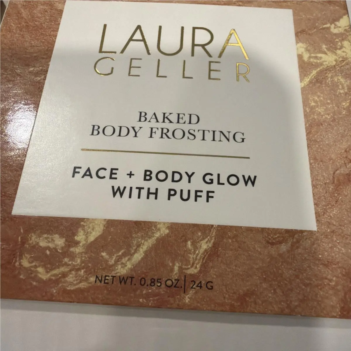 Laura Geller Copper Glow Baked Body Frosting All Over Face and Body Bronzer
