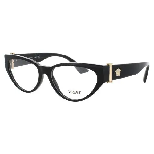 Versace 0VE3366-GB1-55 Eyeglasses Eye Glasses GB1 Black 55mm
