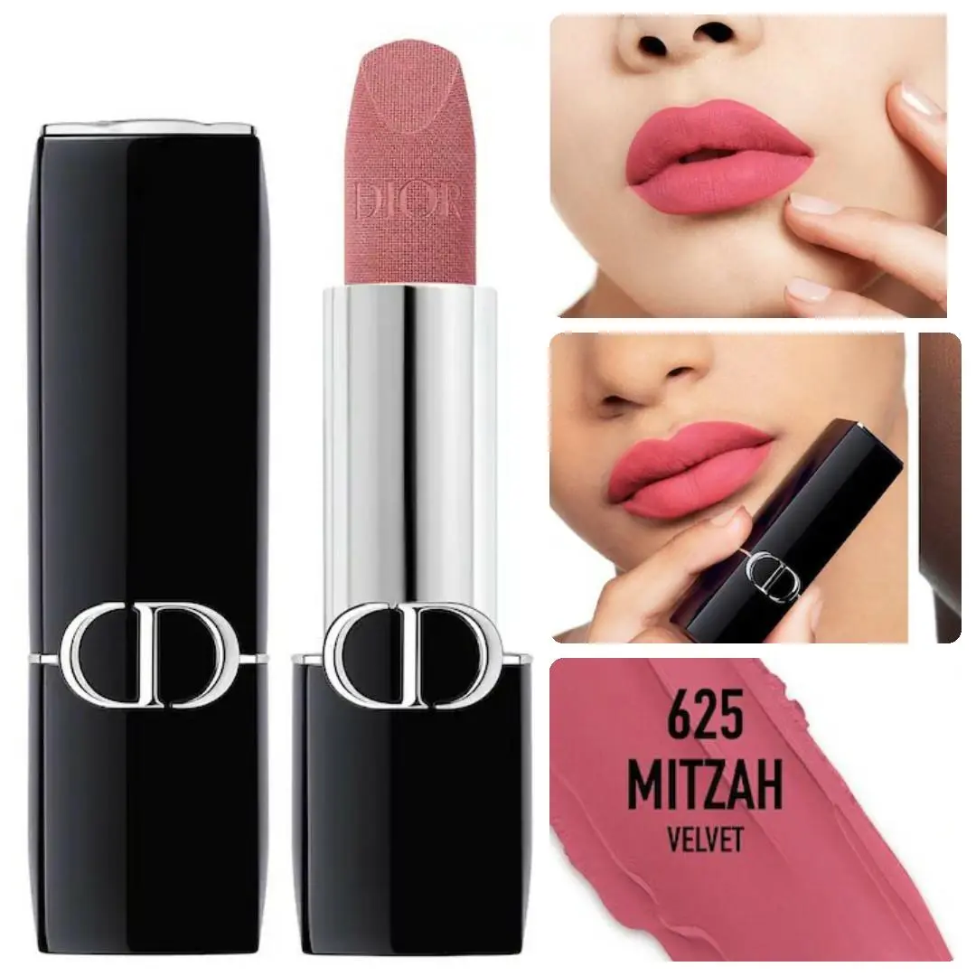 Rouge Velvet Matte Refillable Lipstick Magnetic Case See Pic 625 MITZAH by Dior