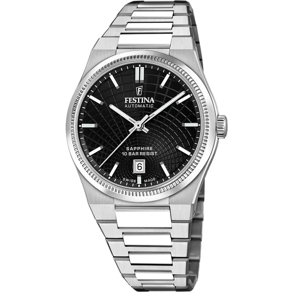 Festina Automatic Black Dial Wristwatch F20083-4