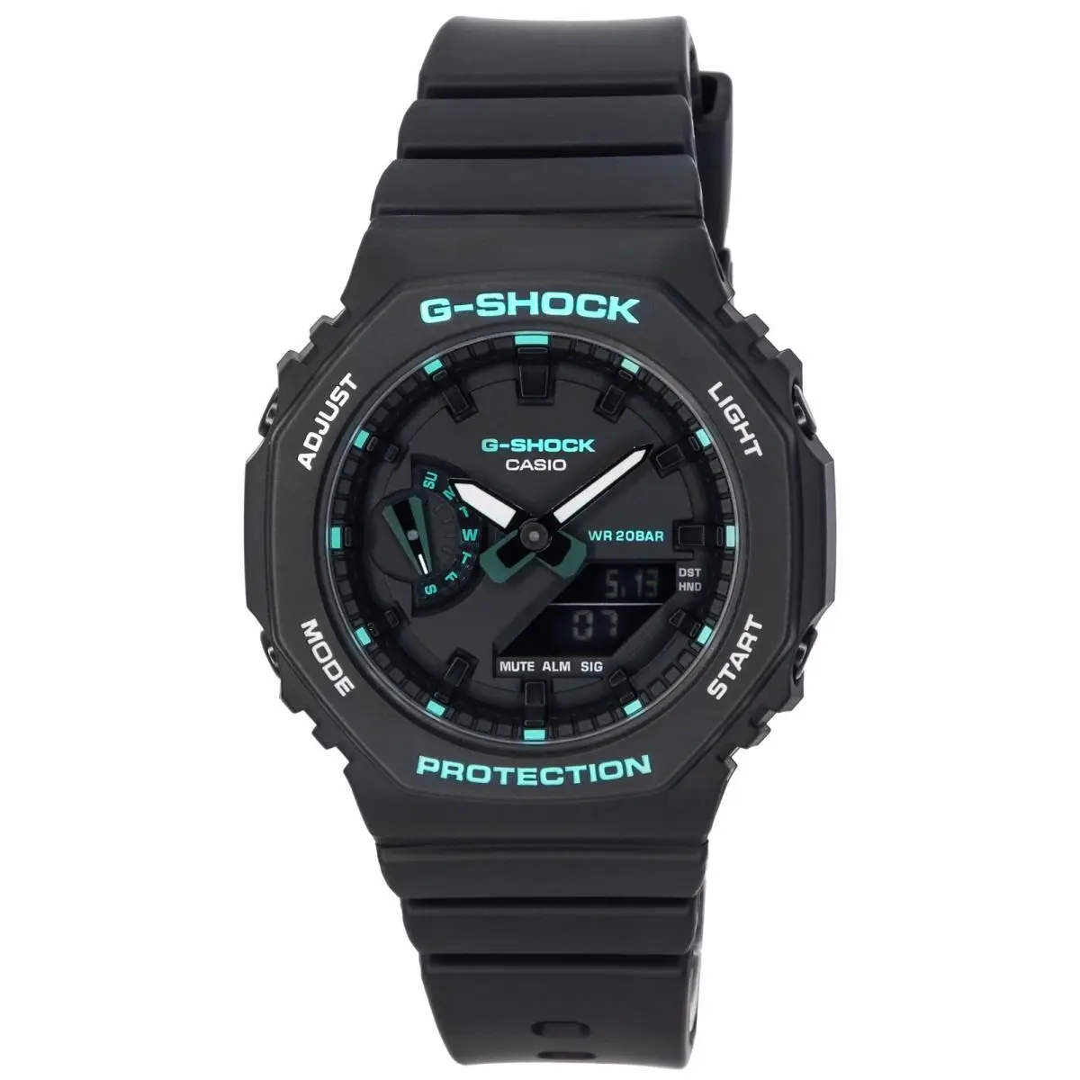 G-shock Quartz Sports Black Dial 200M Women`s Ladies Watch GMA-S2100GA-1A by Casio