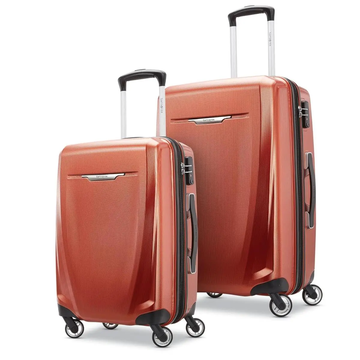 Samsonite Burnt Orange Hardside Expandable Luggage Set 20 25 Inch