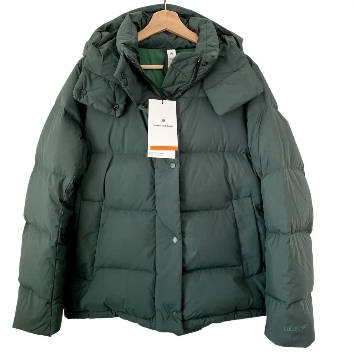 Lululemon Sz 8 Large Wunder Puff Jacket Puffer Coat Goose Down 600 Chic