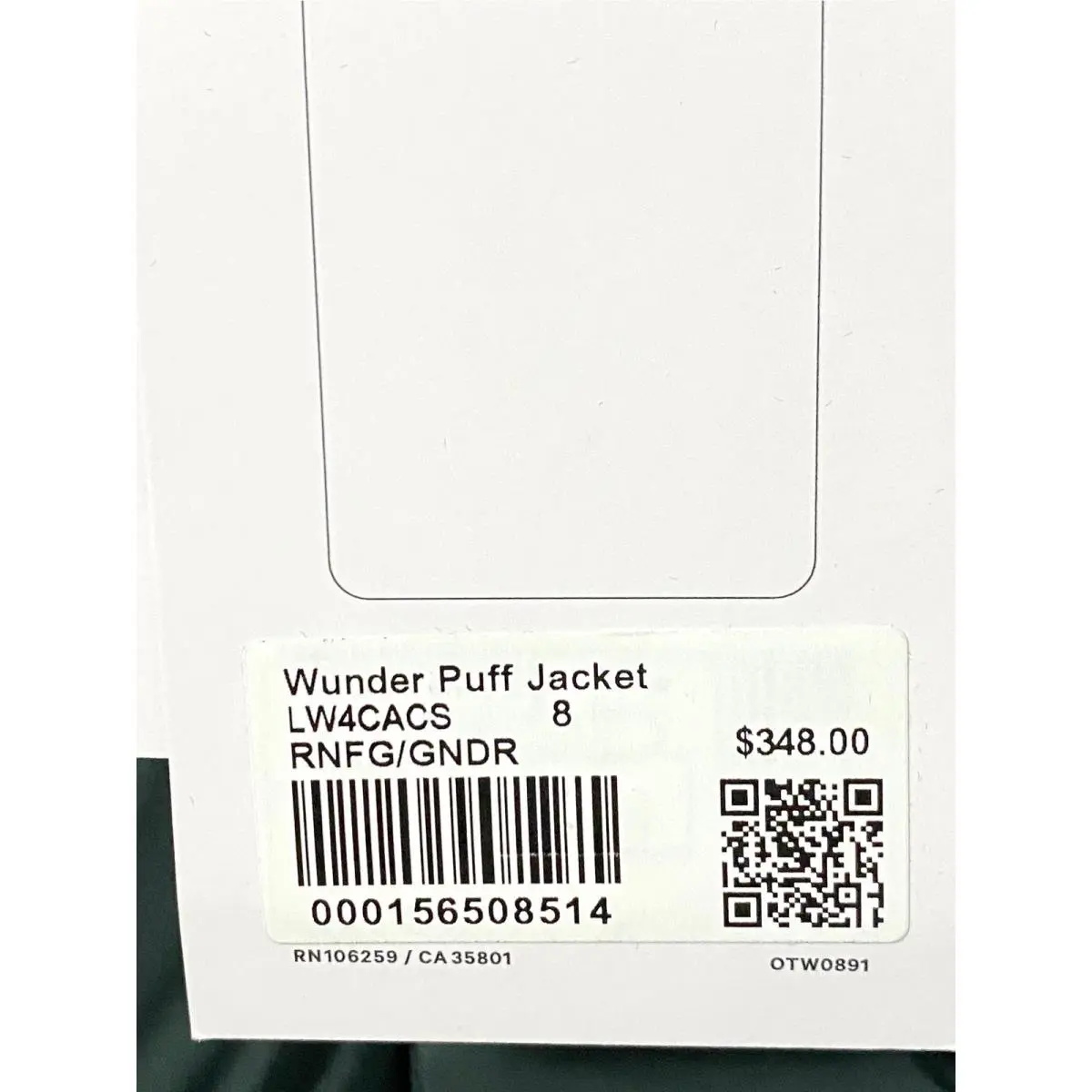 Lululemon clothing - Lululemon Wunder Puff - Wunder Puff - Green 4