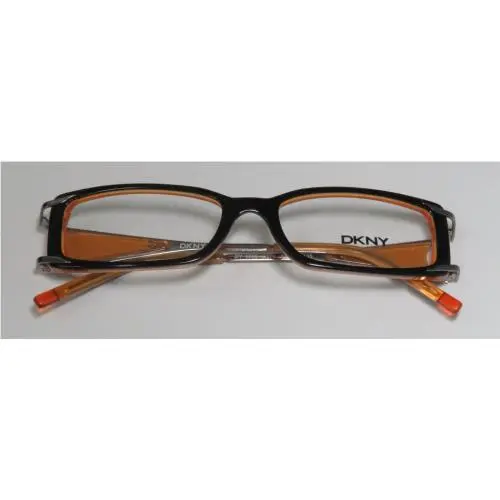 DKNY eyeglasses - 4556 - Black / Silver / Orange, Frame: Multi-Color