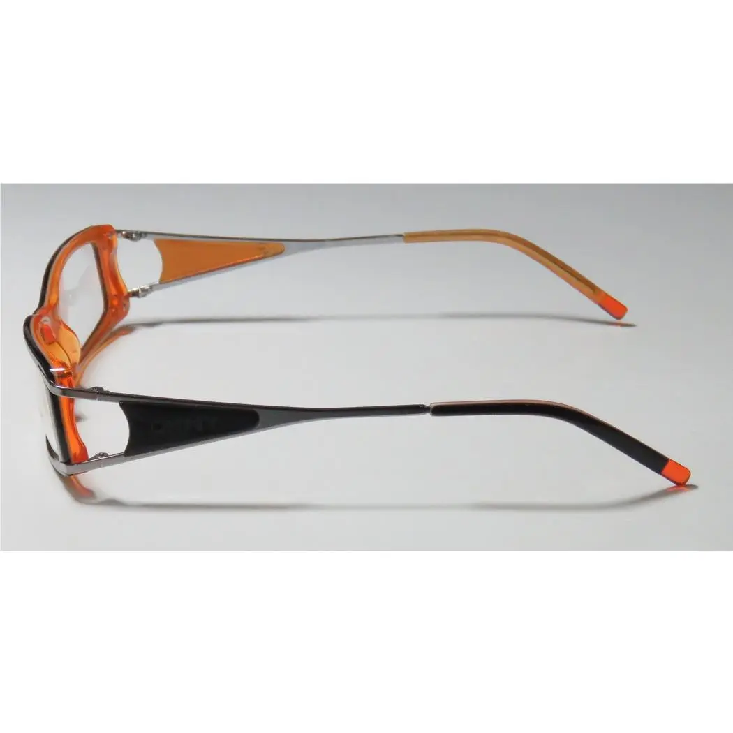 DKNY eyeglasses - 4556 - Black / Silver / Orange, Frame: Multi-Color