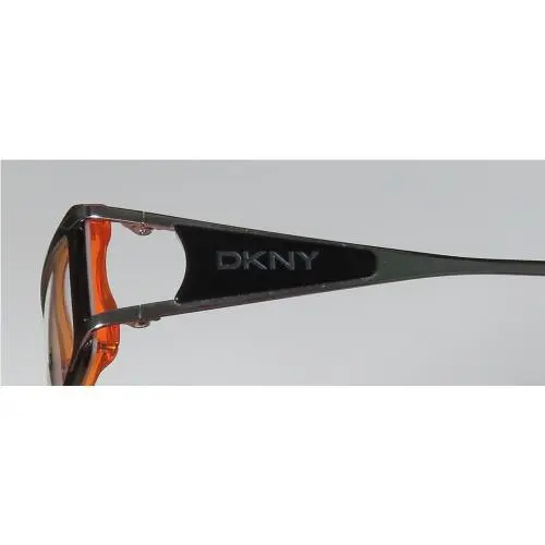 DKNY eyeglasses - 4556 - Black / Silver / Orange, Frame: Multi-Color
