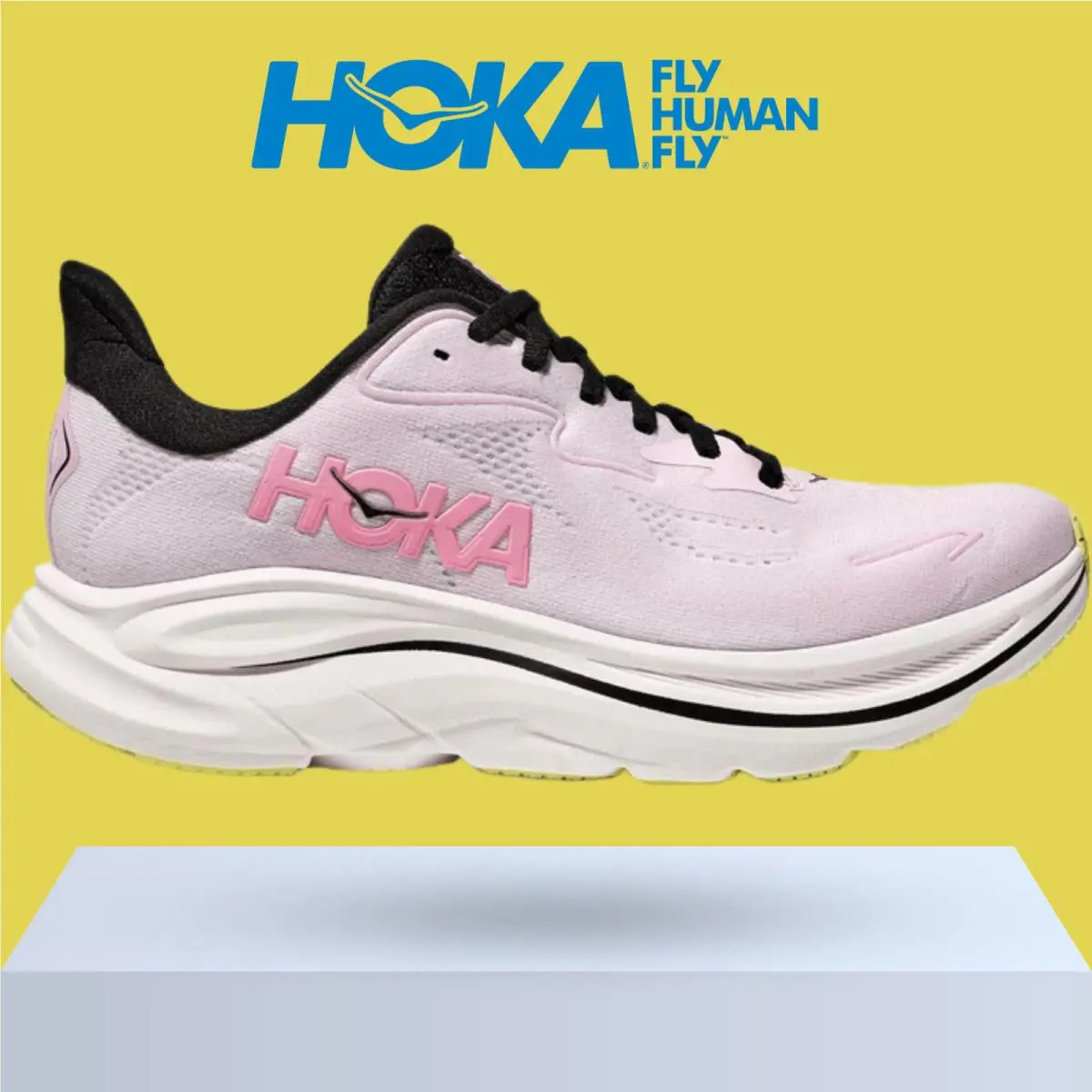 Hoka shoes - Hoka One One Clifton 10 - Black/Black 14