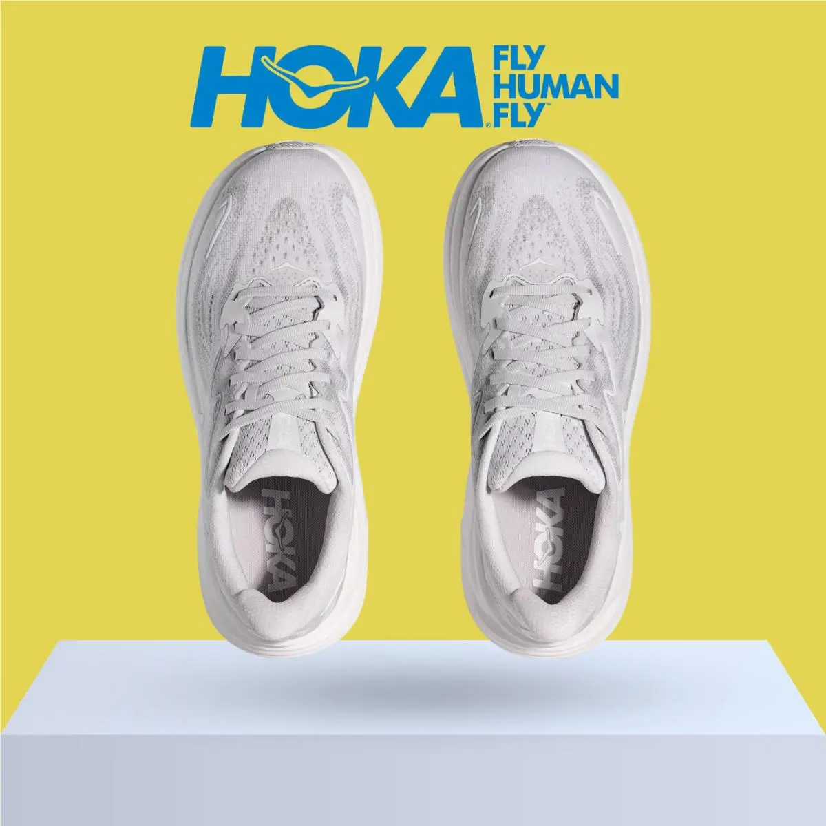 Hoka shoes - Hoka One One Clifton 10 - Black/Black 42