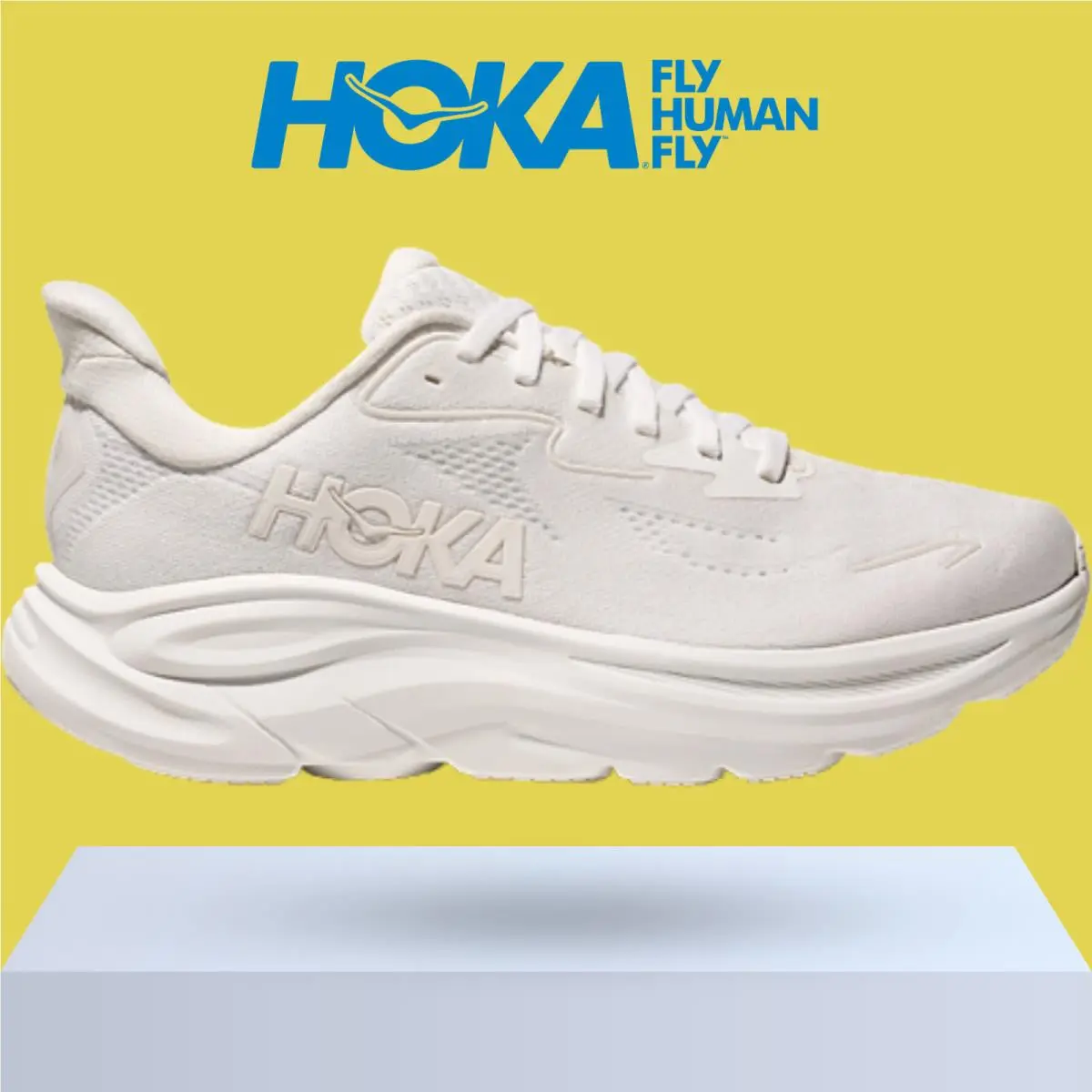 Hoka shoes - Hoka One One Clifton 10 - Black/Black 54