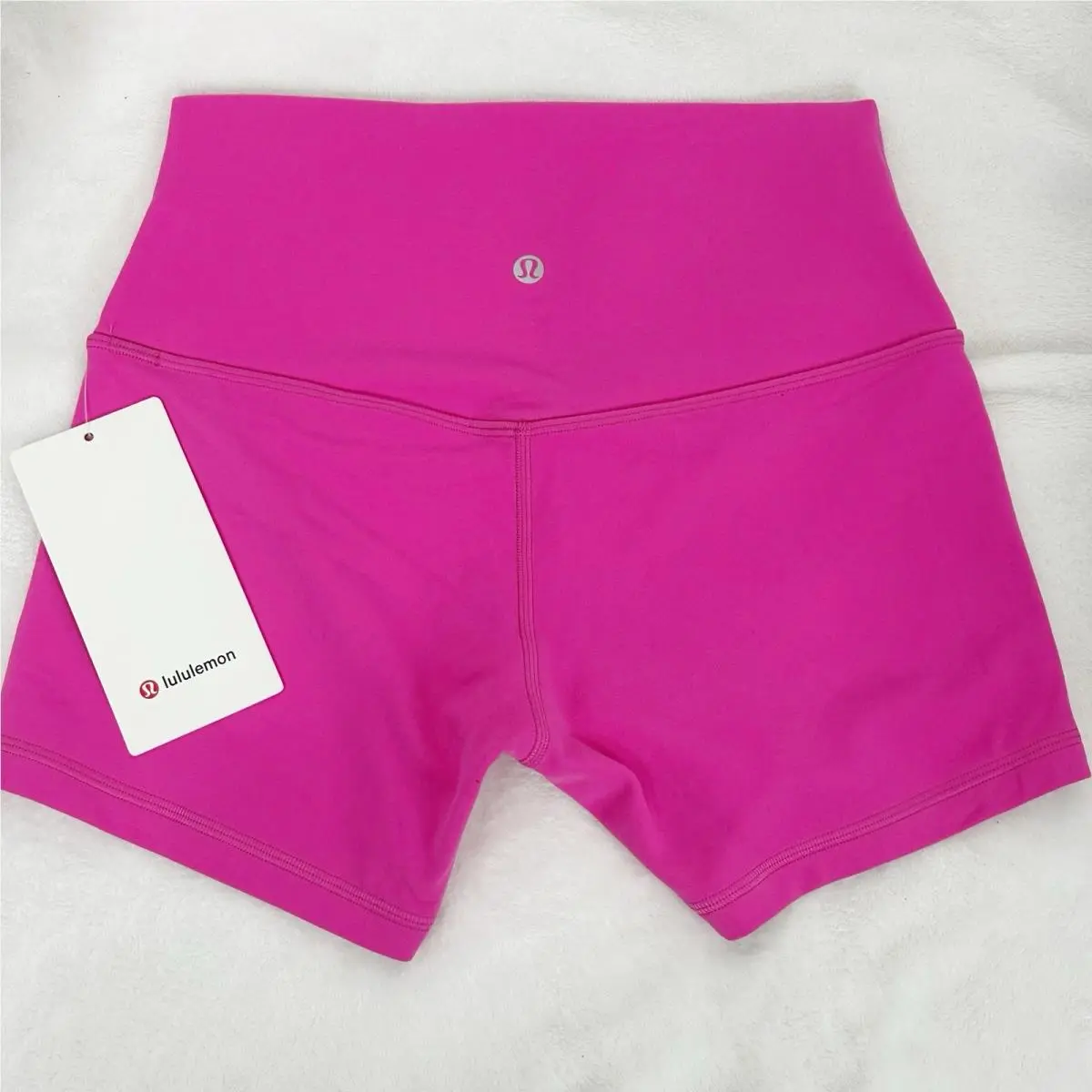 Lululemon Align High Rise Short 4” Sonic Pink Size 6 Rare