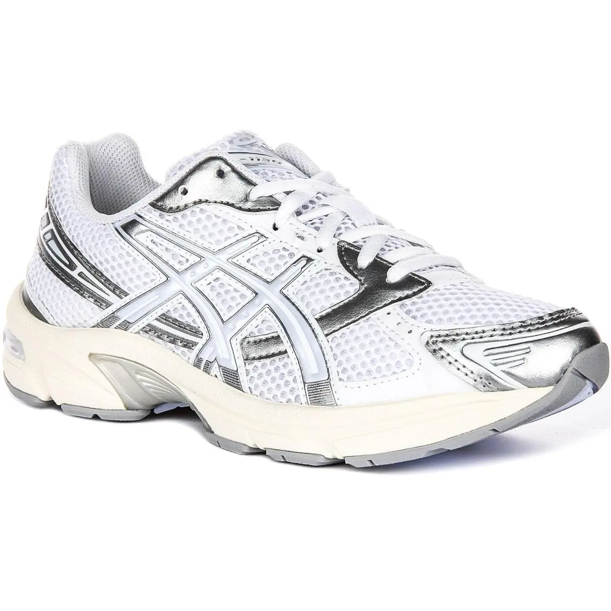 Asics Gel Iconic Gel Cushion Mesh Womens Sneakers In White Silver US 4 - 9