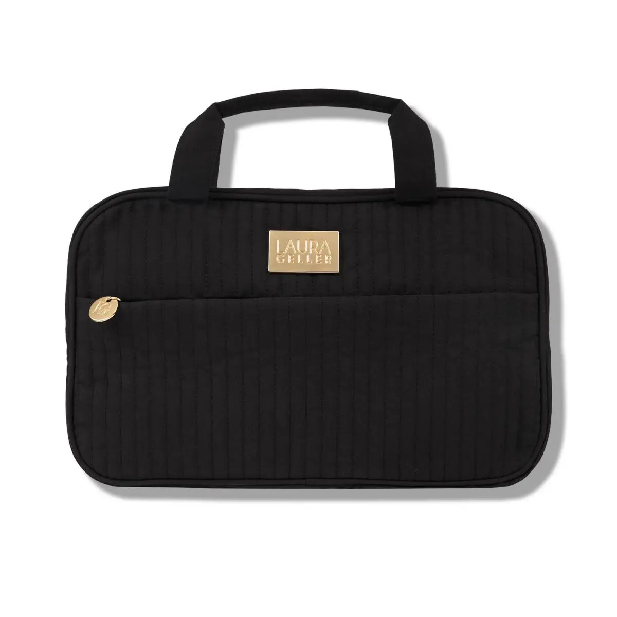 Laura Geller New York Quilted Folding Travel Makeup Bag Black - Hanging