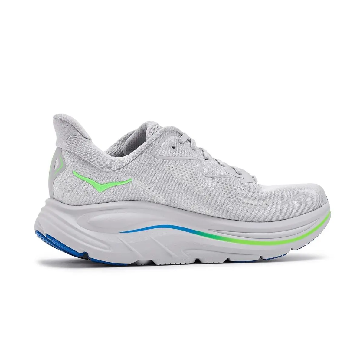 Hoka shoes - Ash Grey/Neon Green 1