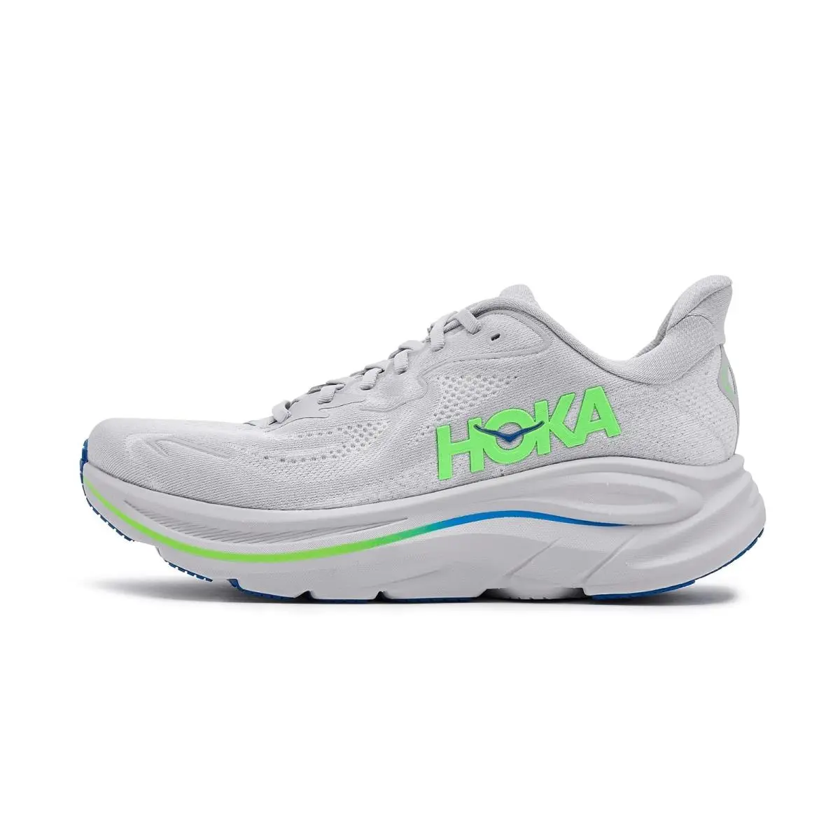 Hoka shoes - Ash Grey/Neon Green 2