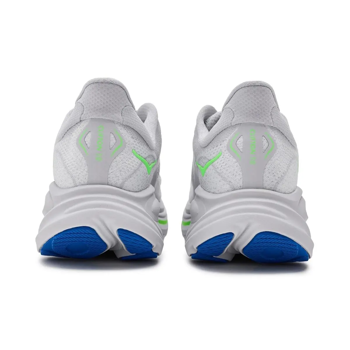 Hoka shoes - Ash Grey/Neon Green 12