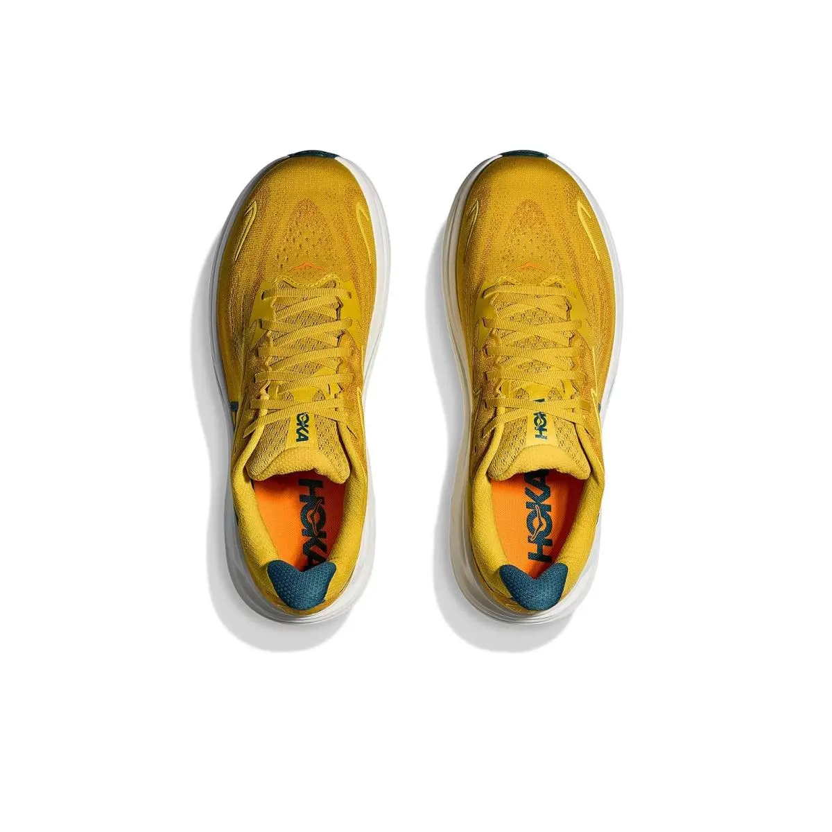 Hoka shoes - Ash Grey/Neon Green 35