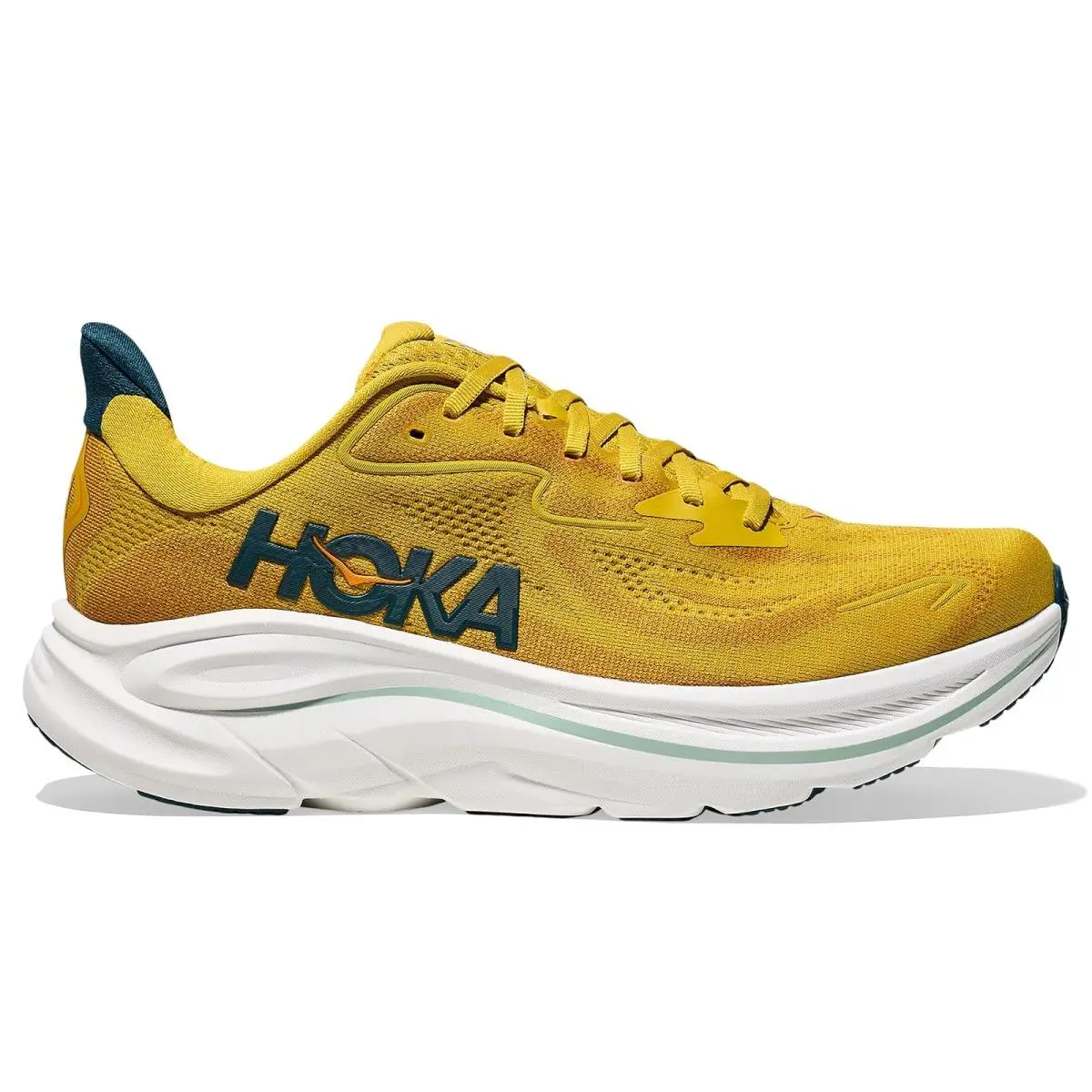Hoka shoes - Ash Grey/Neon Green 37