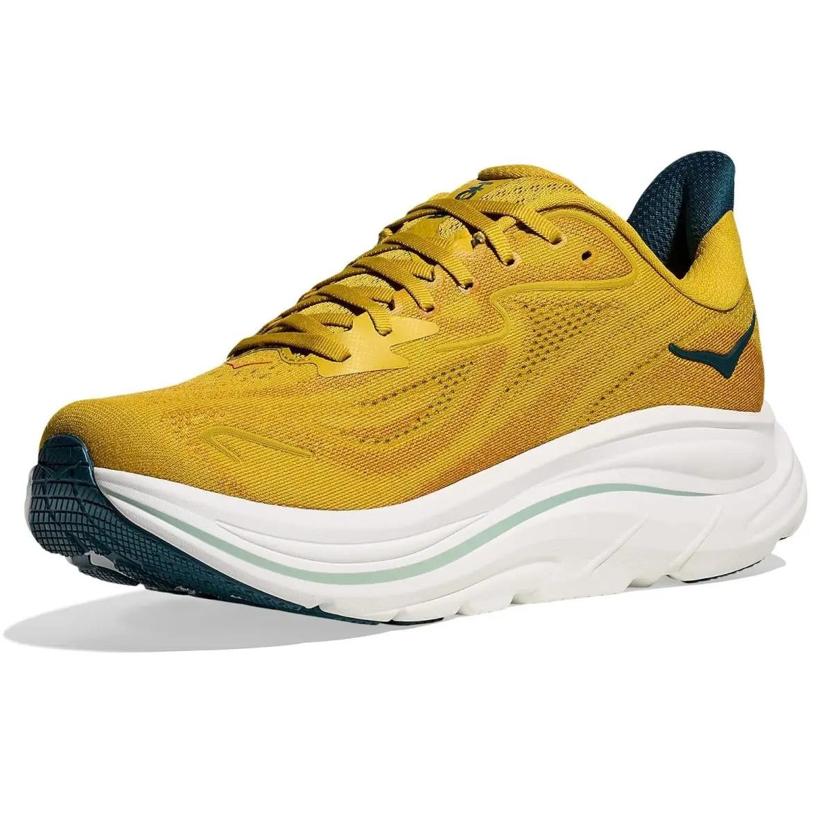 Hoka shoes - Ash Grey/Neon Green 39