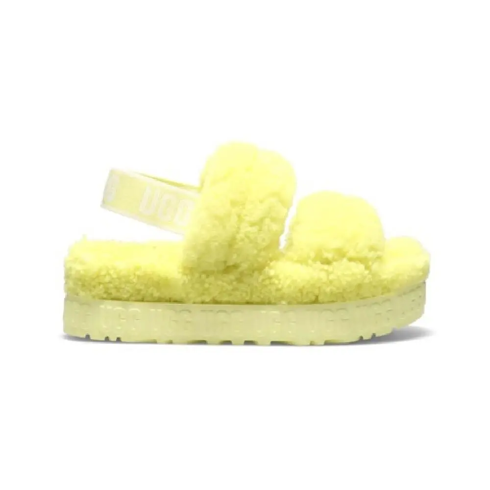 Women`s Ugg Oh Fluffita Slide Lemon Lime 1120876-LELI