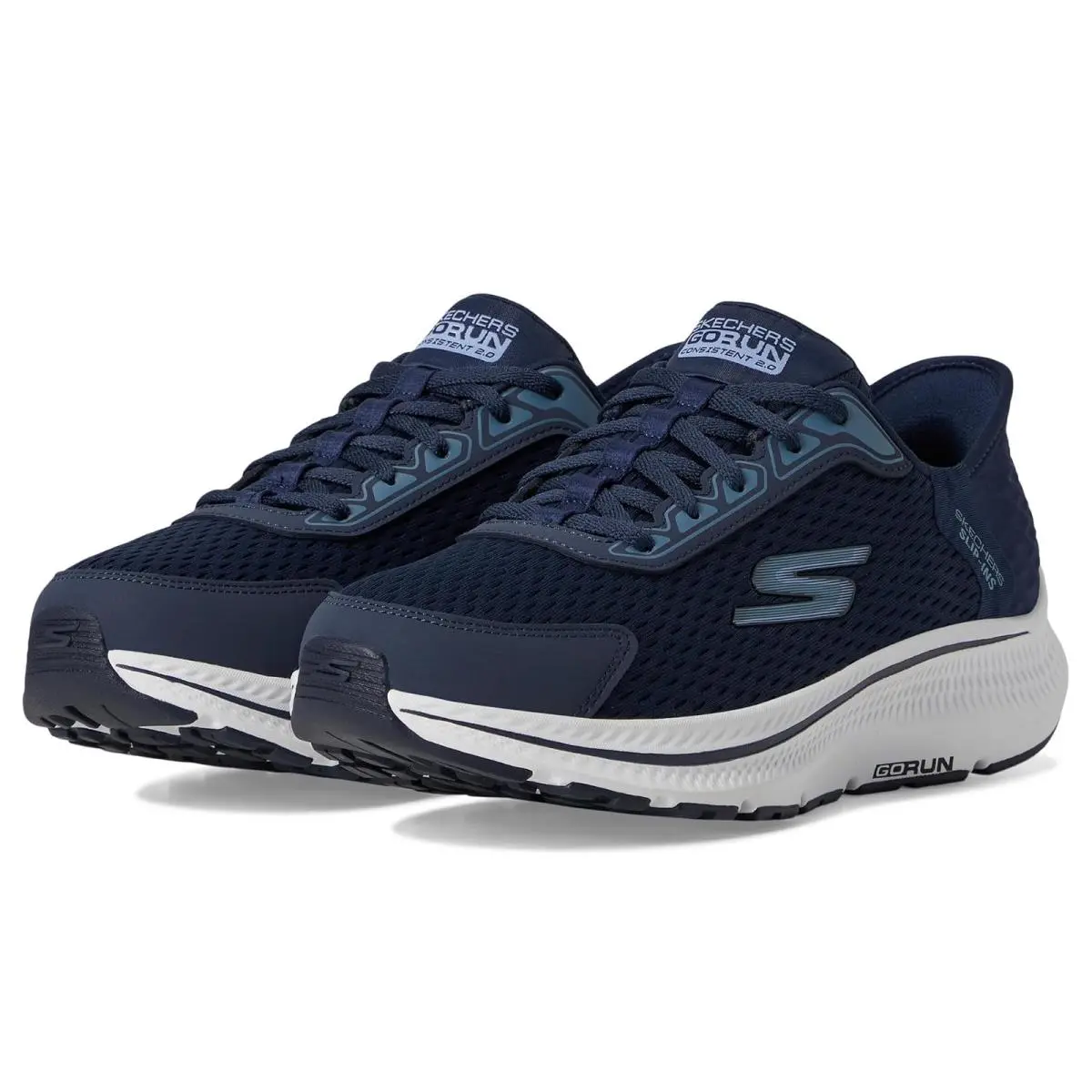 Woman`s Shoes Skechers Hands Free Slip-ins Go Run Consistent 2.0 Endure Sneaker