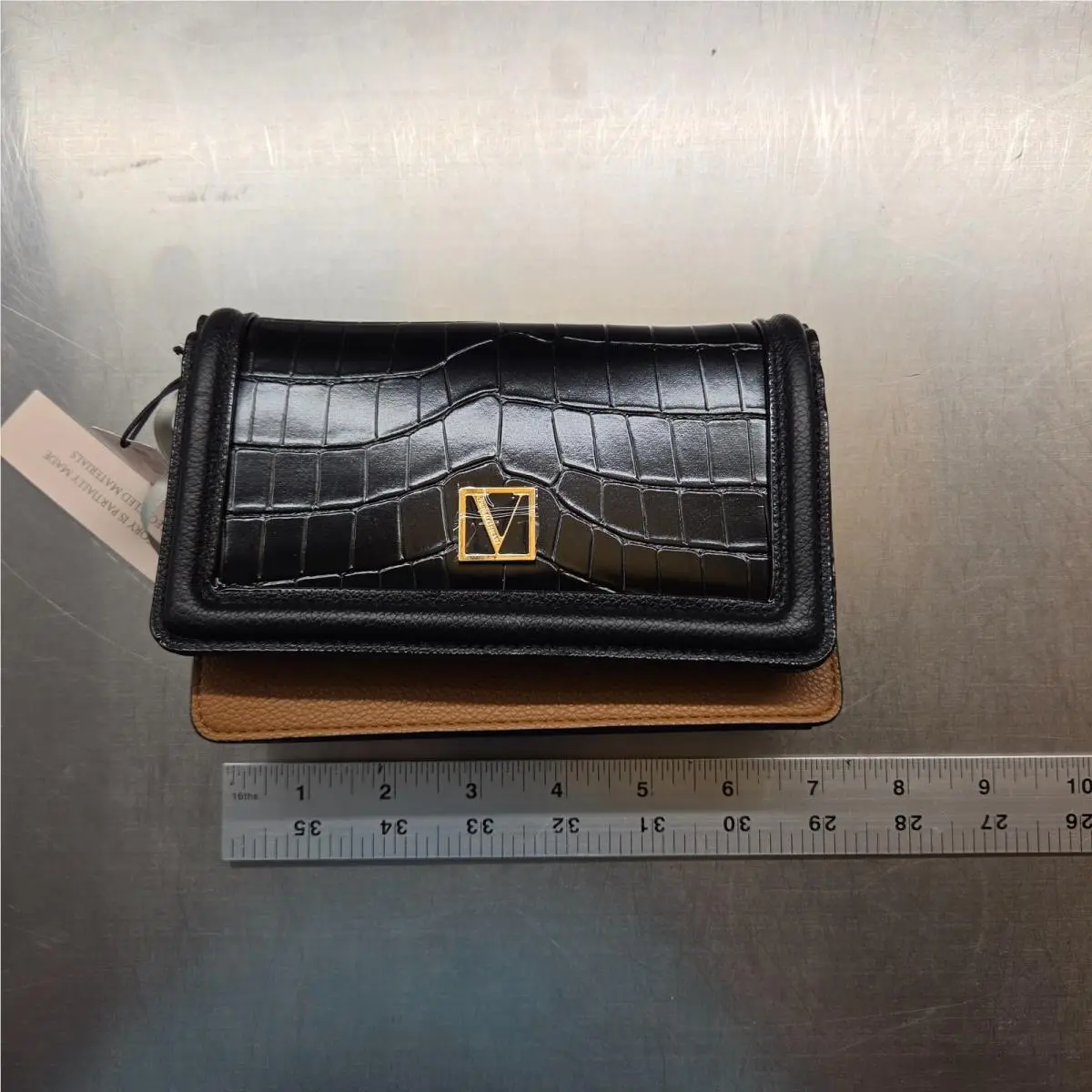 Victoria's Secret wallet  - Croc Colorblock( Black&Brown) 2