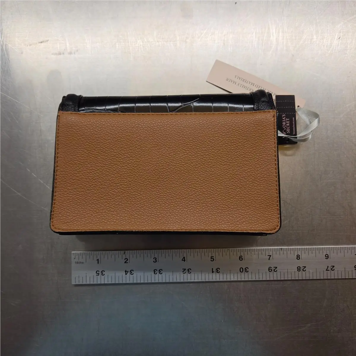 Victoria's Secret wallet  - Croc Colorblock( Black&Brown) 3