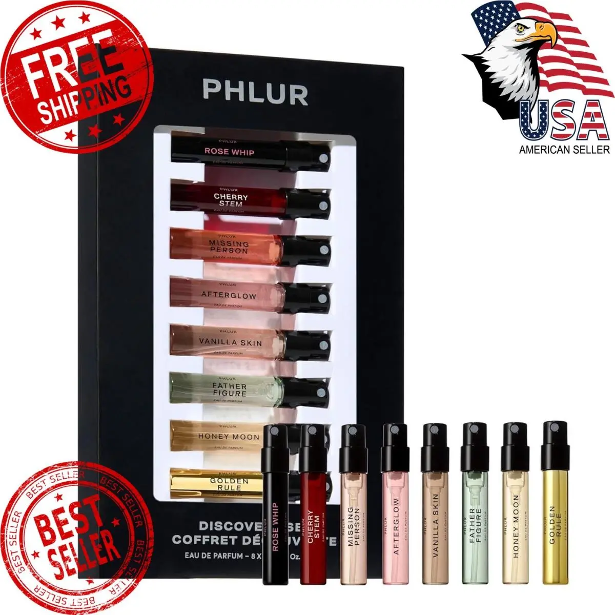 Phlur Fragrance Discovery Set 2026 8pc 2mL