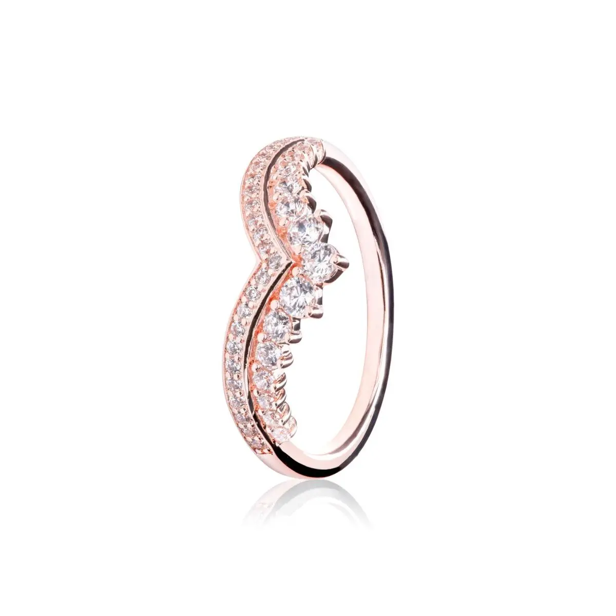 Princess Wishbone Ring 187736CZ by Pandora