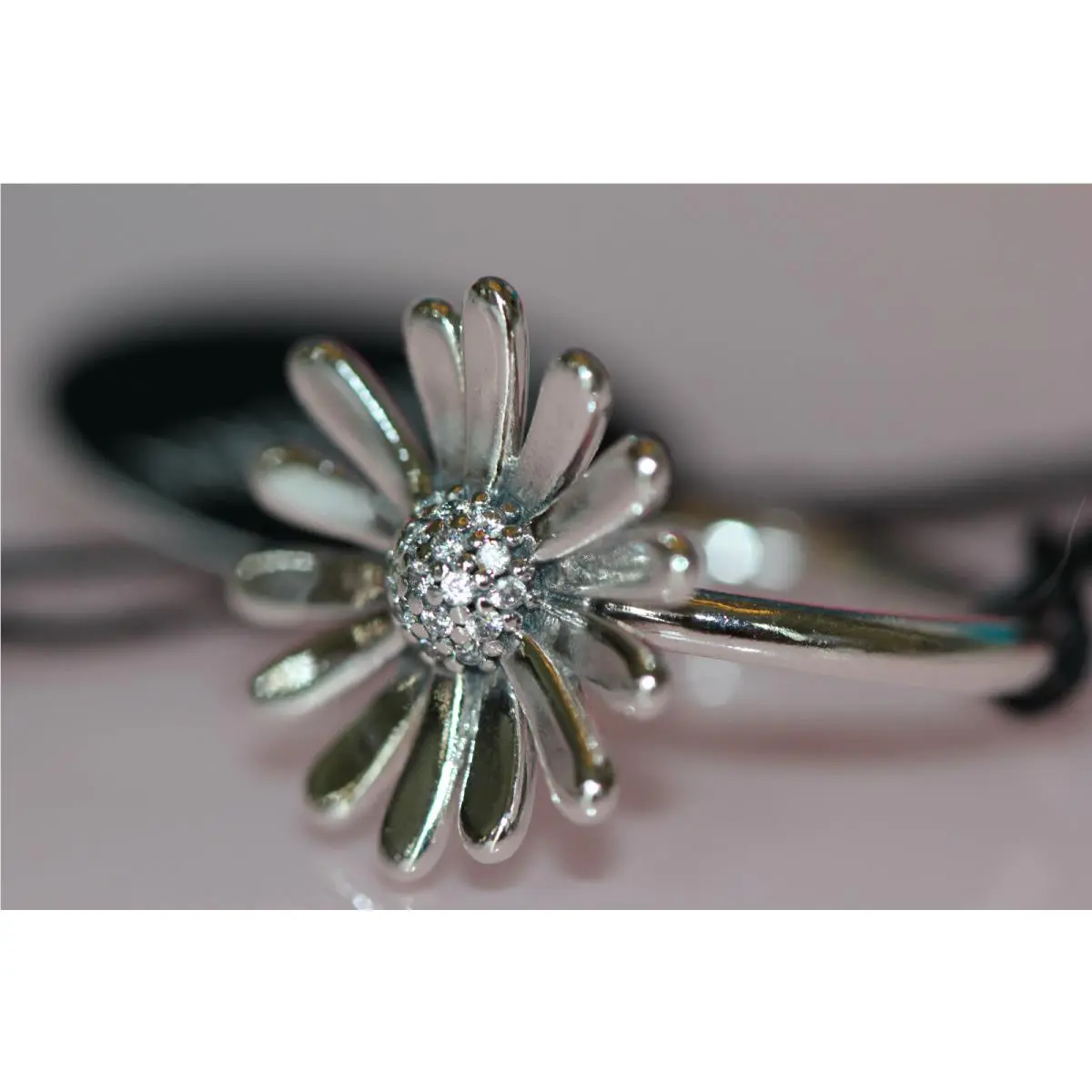 Pave Daisy Flower Statement Ring 198817C01 Spring 2020 Box Inc by Pandora