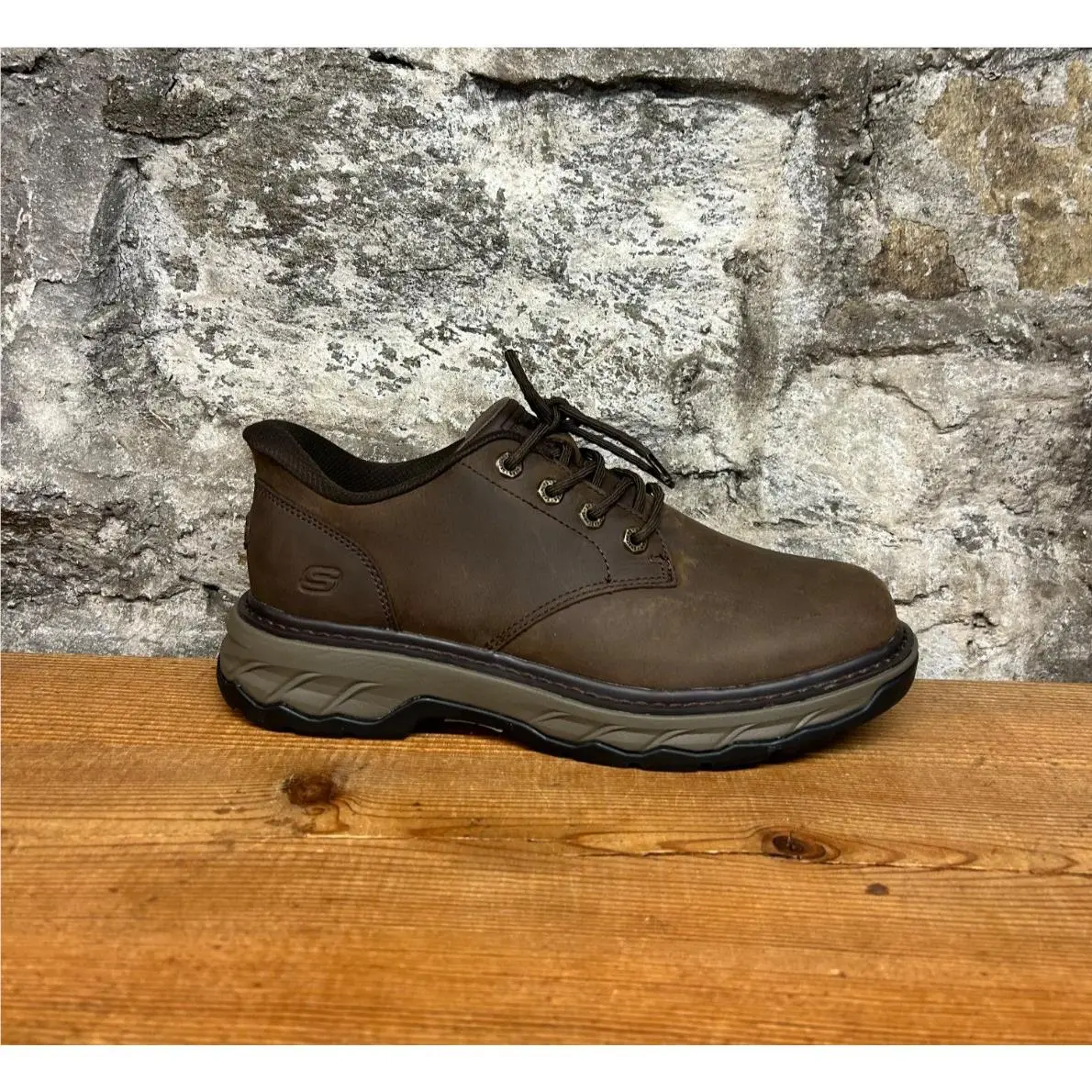 Skechers Lockett-spence 205819 Brown Casual Shoe
