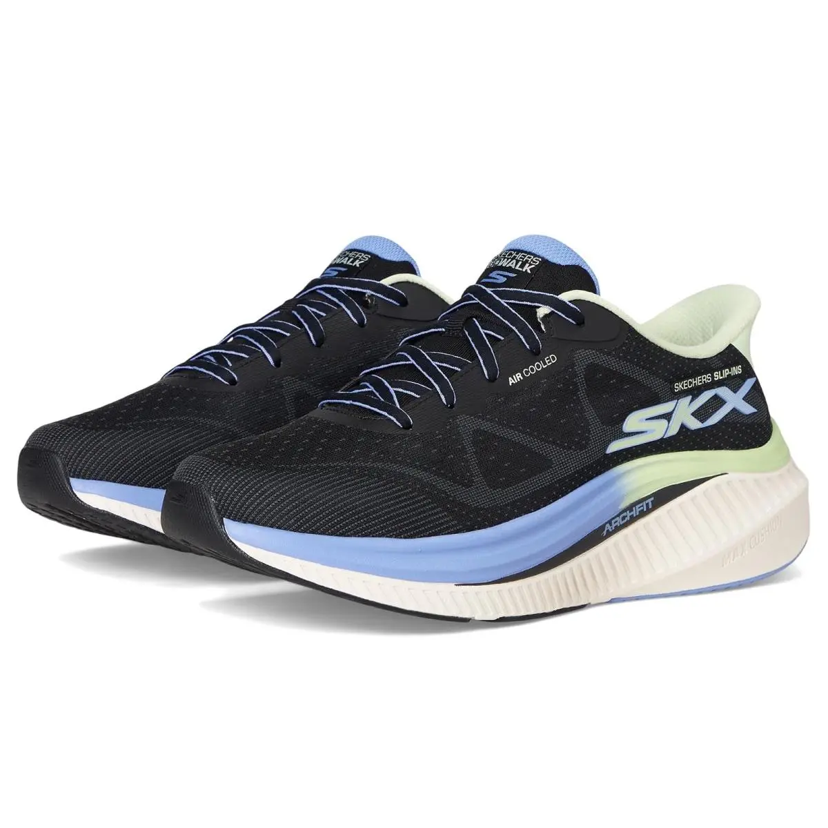 Woman`s Skechers Performance Max Cushioning Arch Fit Areena Hands Free Slip-ins
