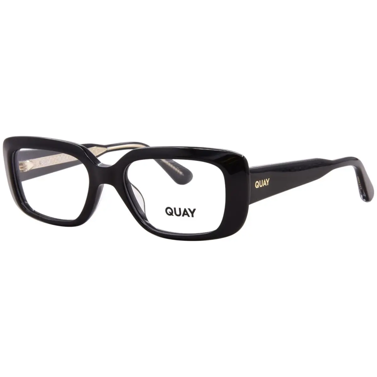 Quay Nonesense-rx OG-OF-2752 Blk/rx Eyeglasses Black Full Rim 52mm