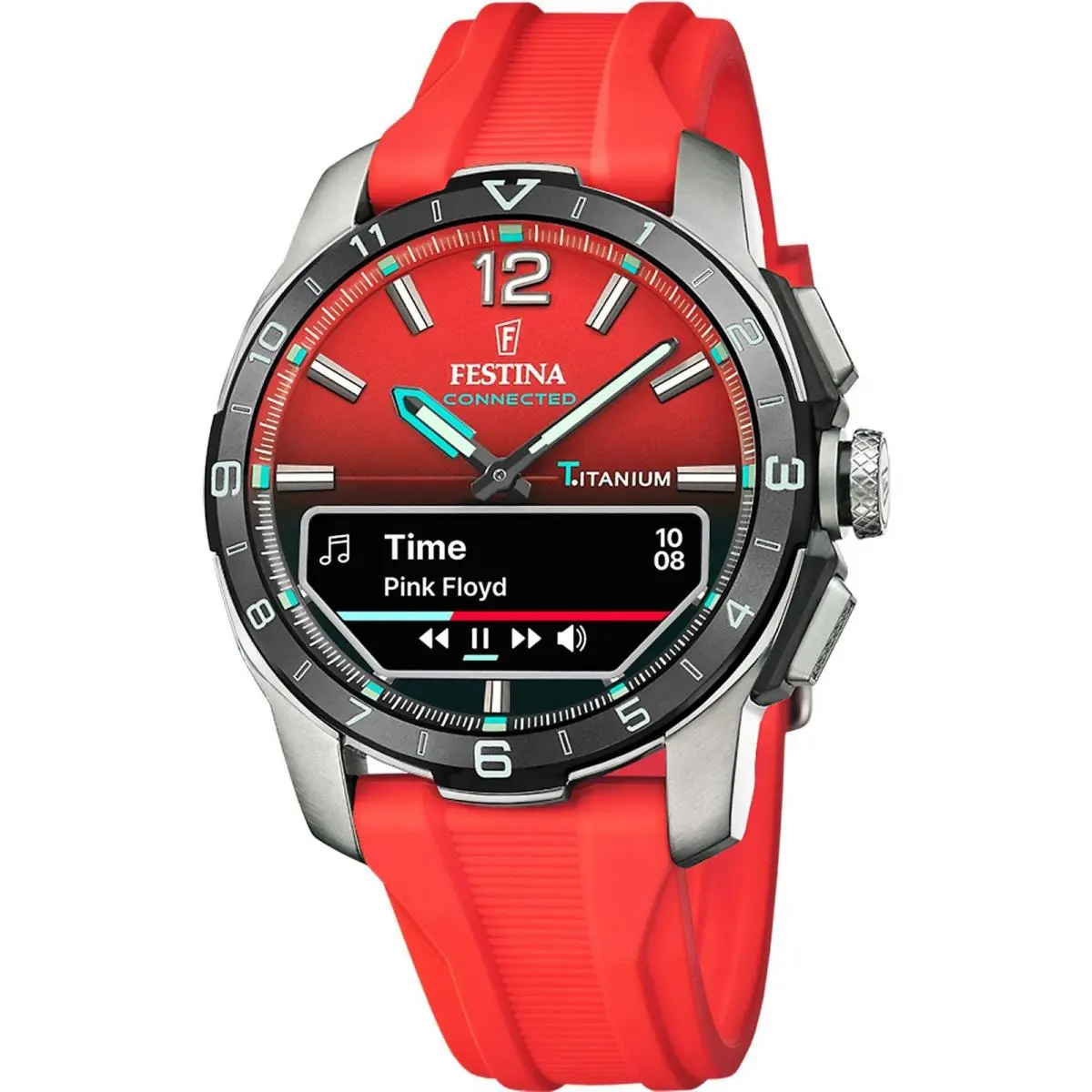 Festina Connected Red / Plastic | Red Dial Connected Red / Plastic Red Dial Wristwatch F23000-6