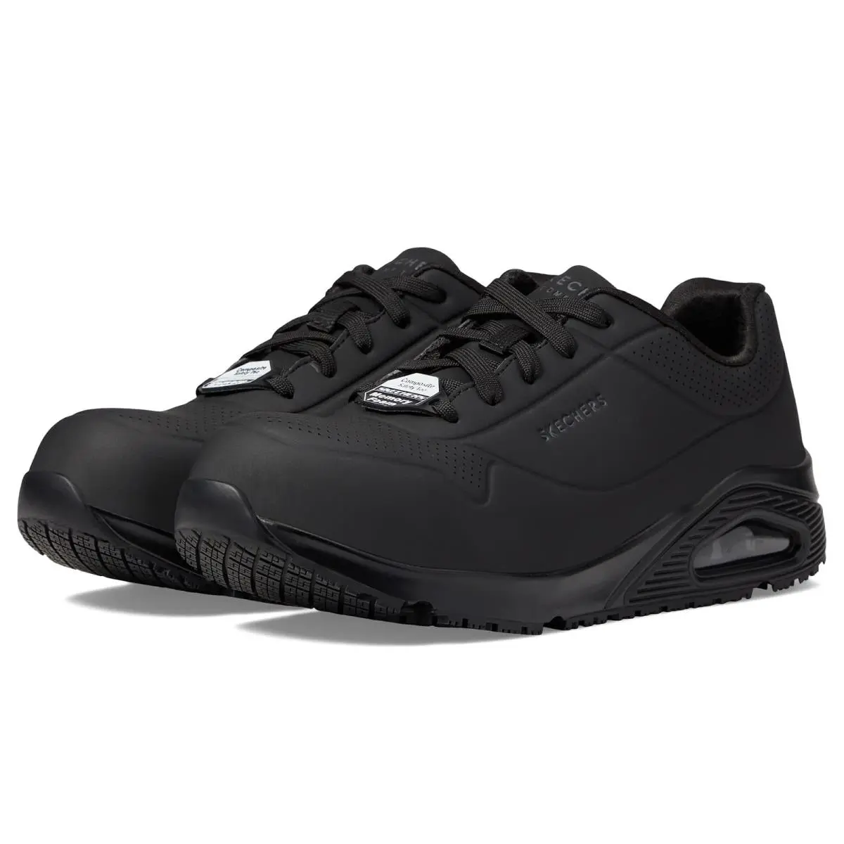 Woman`s Sneakers Athletic Shoes Skechers Work Uno SR - Deloney Comp Toe