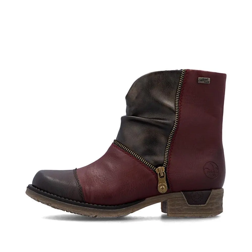 Rieker shoes - 79654 - 79654 - havanna wine antik 1